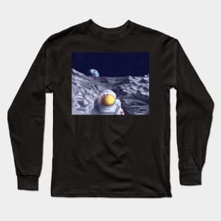 The First Woman on the Moon - from "Resonance" Comic Long Sleeve T-Shirt
